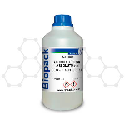 Alcohol Etilico Absoluto P.a. X 1000 Ml - Sin Reposición -